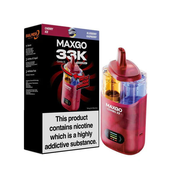 Relx Maxgo Combo 33000 Puff Kit – Box of 5