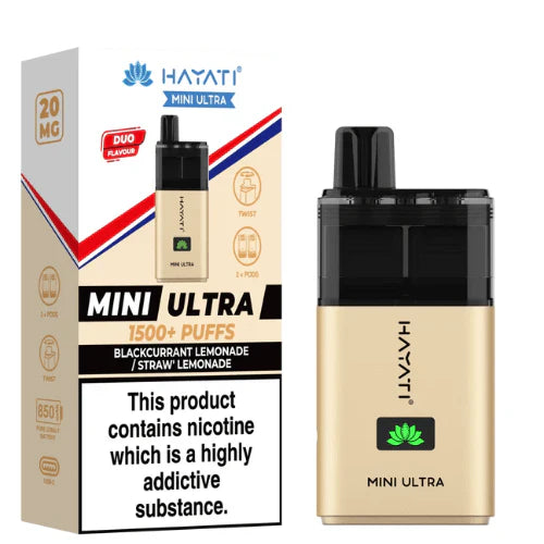 Hayati Mini Ultra 1500 box of 5 Prefilled Pod Kit