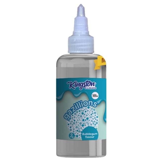 Kingston E liquids Gazllions 500ml Shortfill, Bubblegum Flavour