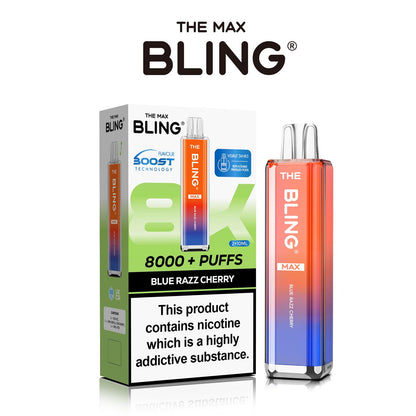Flavour of Crystal Bling Max 8000 Pod Kit, available in Wholesale Box of 5 at wholesale