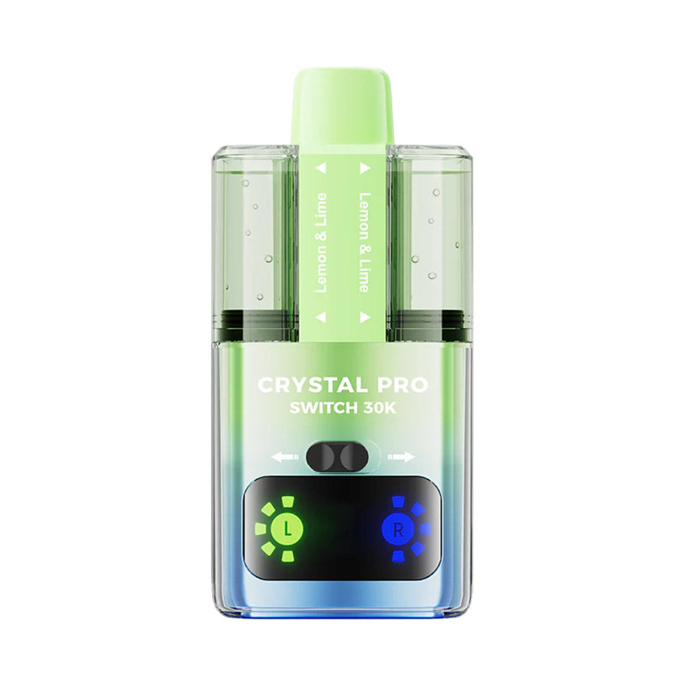 Crystal Pro Switch 30K Puffs Prefilled Pod Kit Box of 5, Lemon Lime Flavour