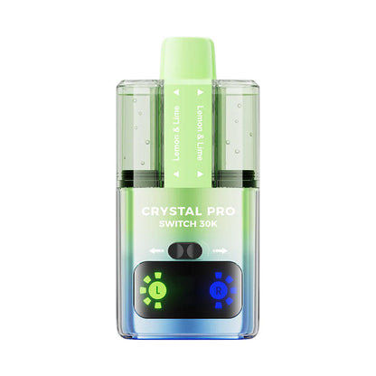Crystal Pro Switch 30K Puffs Prefilled Pod Kit Box of 5, Lemon Lime Flavour