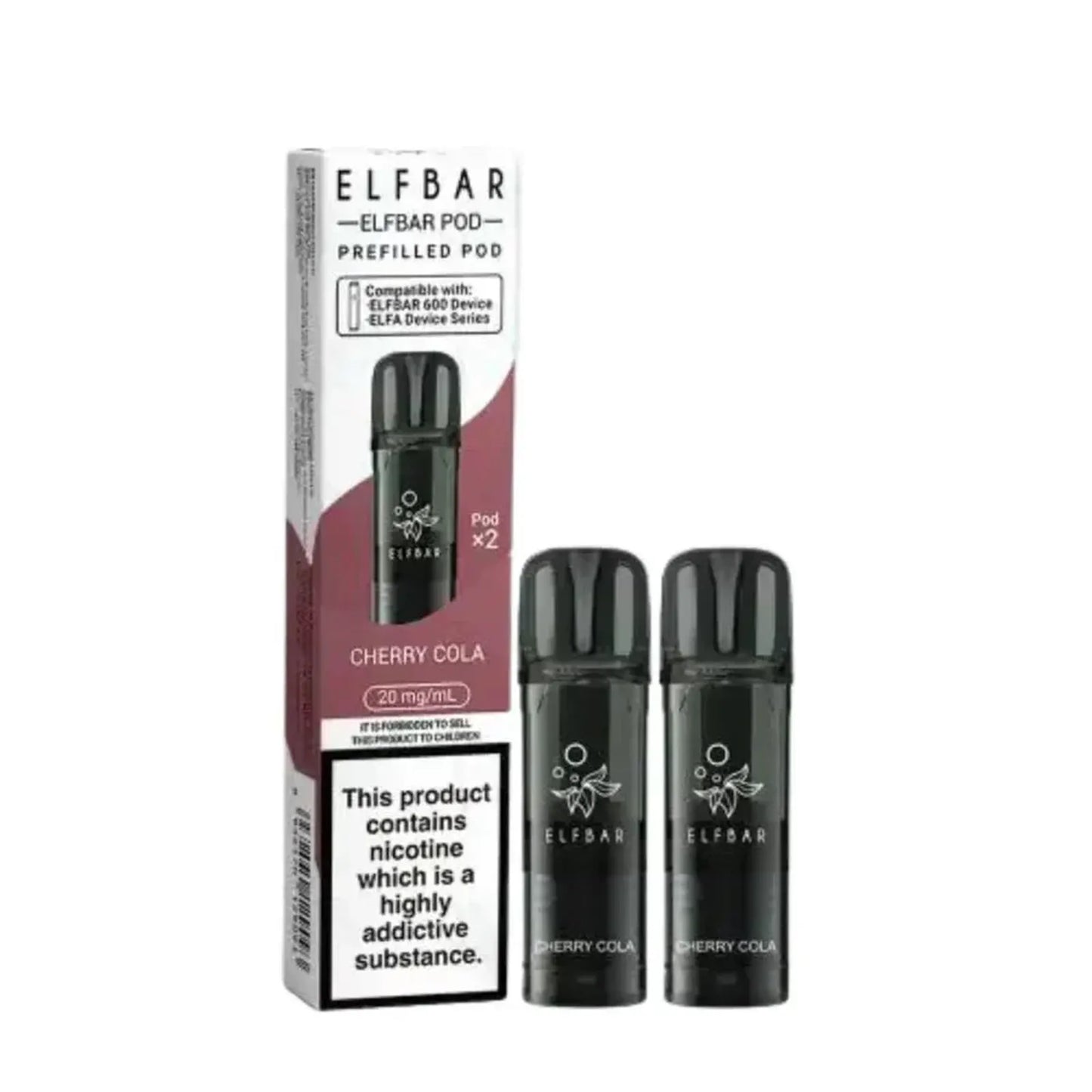 Elf Bar 600 Prefilled Replacement Pods - Box of 10