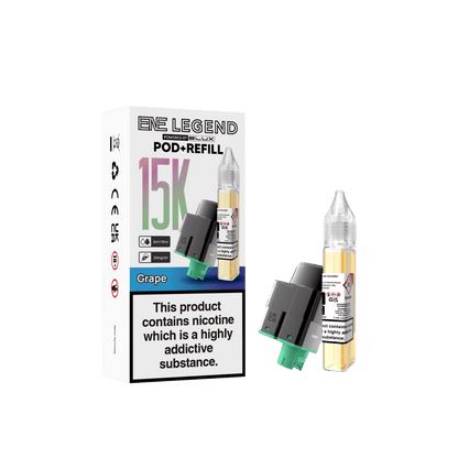 Elux ENE Legend 15k Replacement Pods Pack of 5 - Wholesale Price !