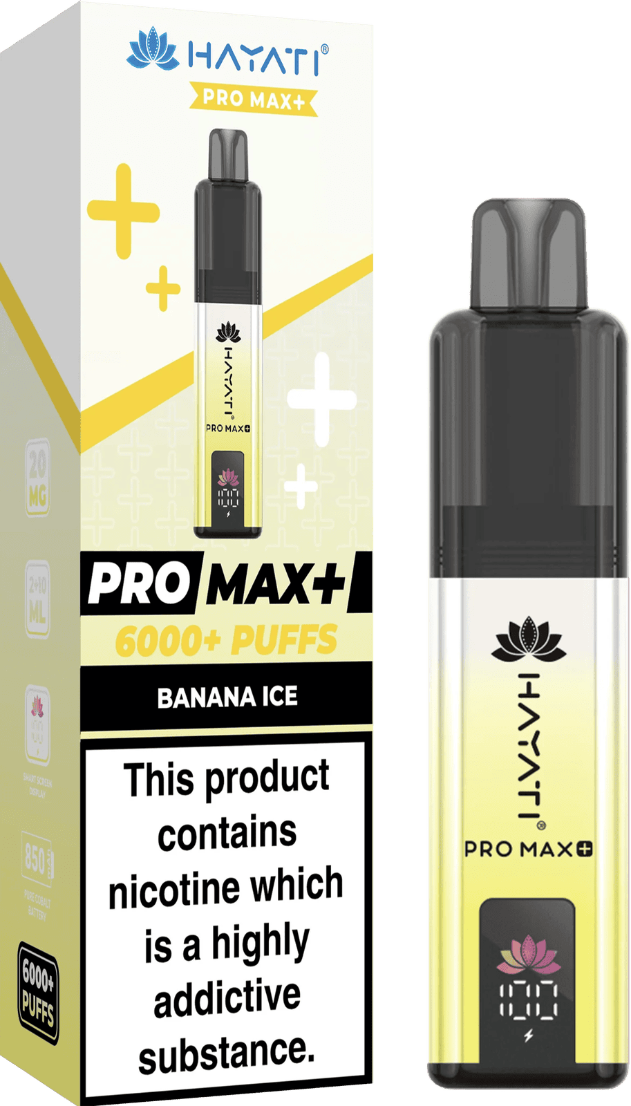 Hayati Pro Max Plus 6000 Puff Prefilled Pod Kit - Box of 5