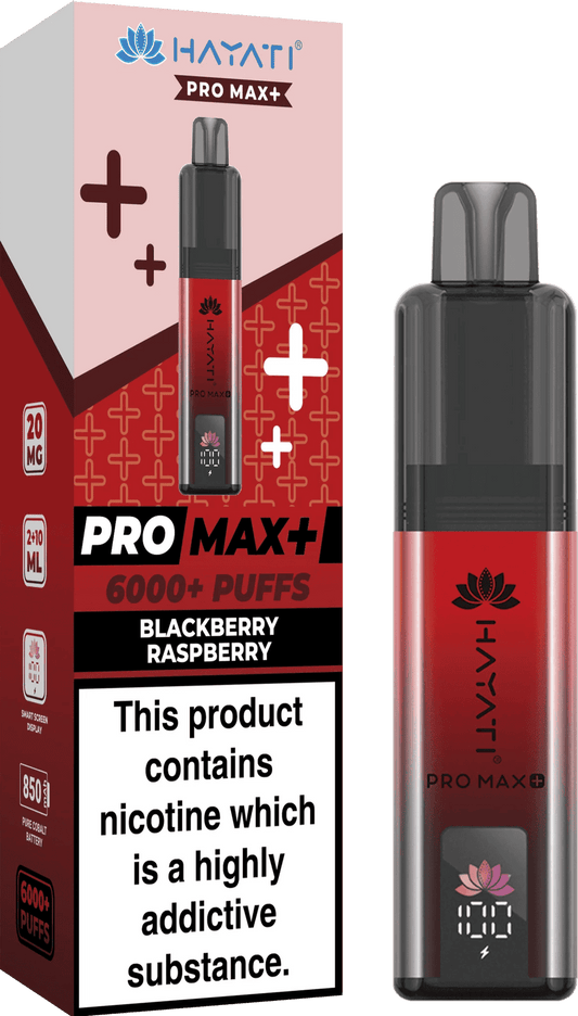 Hayati Pro Max Plus 6000 Puff Prefilled Pod Kit - Box of 5