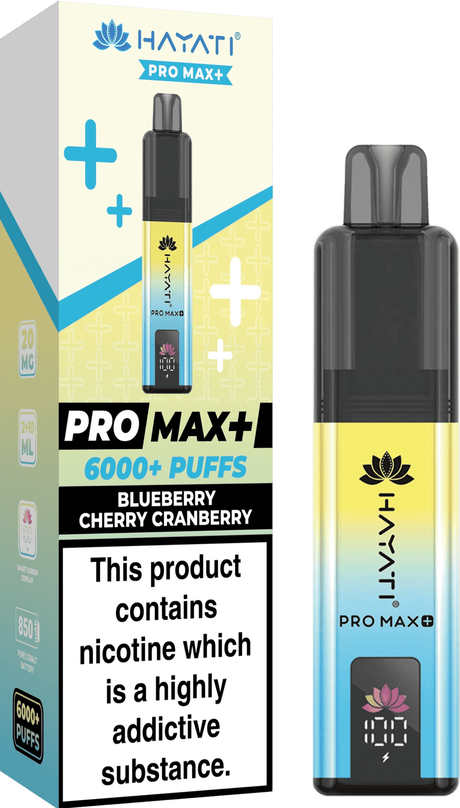 Hayati Pro Max Plus 6000 Puff Prefilled Pod Kit - Box of 5