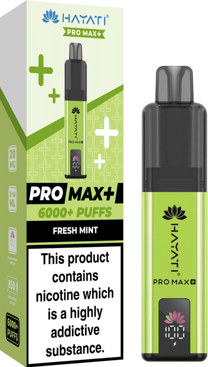 Hayati Pro Max Plus 6000 Puff Prefilled Pod Kit - Box of 5