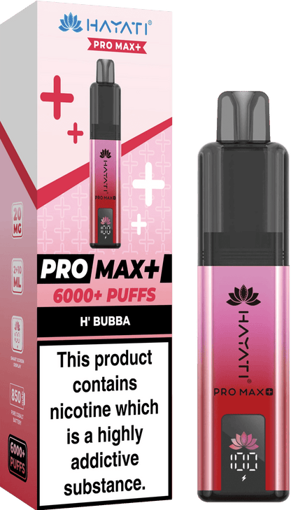 Hayati Pro Max Plus 6000 Puff Prefilled Pod Kit - Box of 5