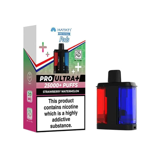 Hayati Pro Ultra Plus 25K Prefilled Replacement Pods – Box of 5