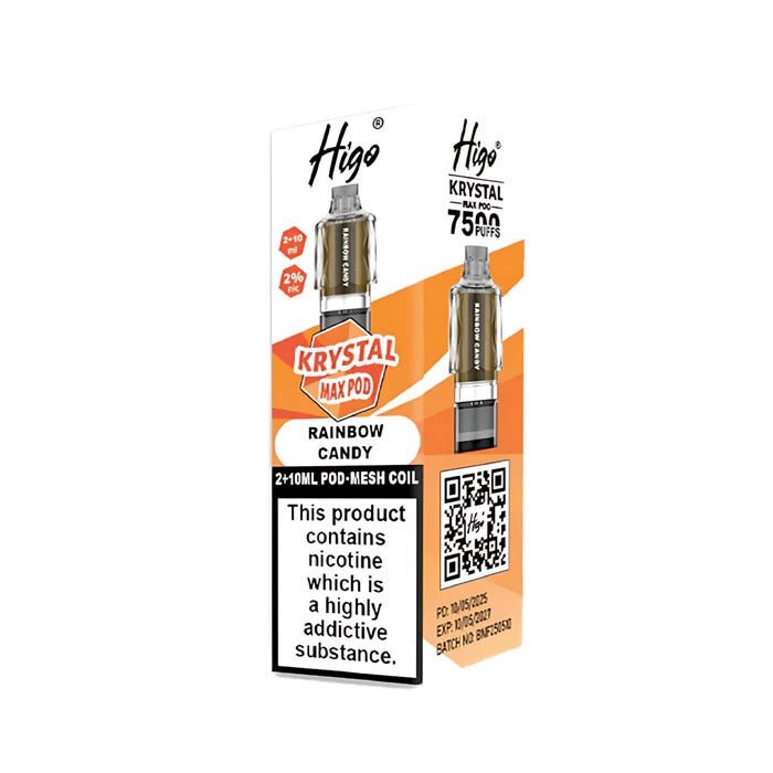 Higo Krystal Max 7500 Prefilled Pods Pack of 5 - Wholesale Price !