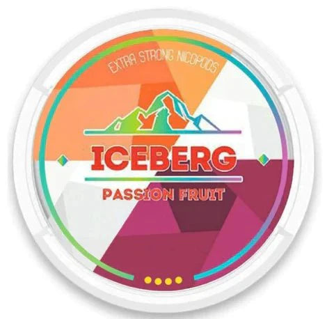 Iceberg Snus 16gr 150mg Pouches - Pack of 10 - Passionfruit - vapeukwholesale