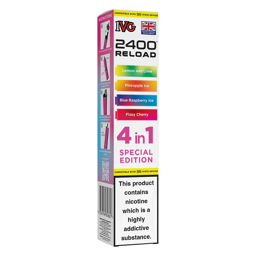 IVG 2400 4in1 Multi Flavour Edition Prefilled Pods