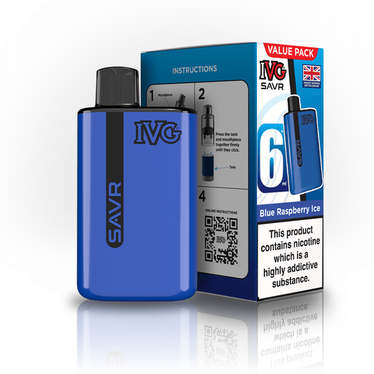 IVG SAVR 3000 Disposable Starter Vape - Pack of 5 - Flavour