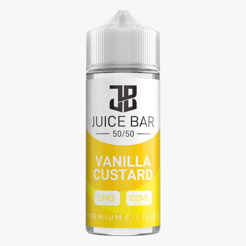 Juice Bar 100ml E liquid Shortfill-Vanilla Custard-vapeukwholesale