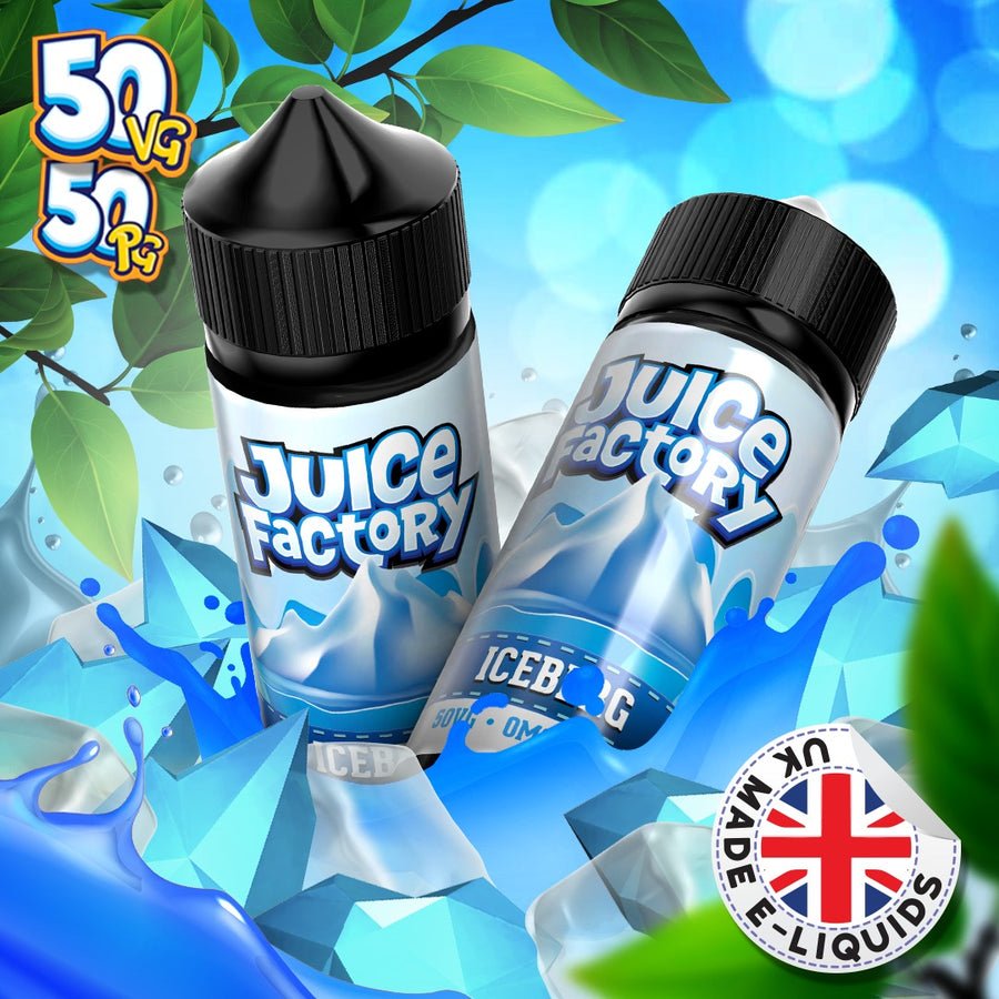 Juice Factory E-Liquid 100ml E-liquids-Ice Berg-vapeukwholesale