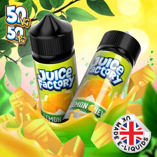 Juice Factory E-Liquid 100ml E-liquids-Lemon Chew-vapeukwholesale