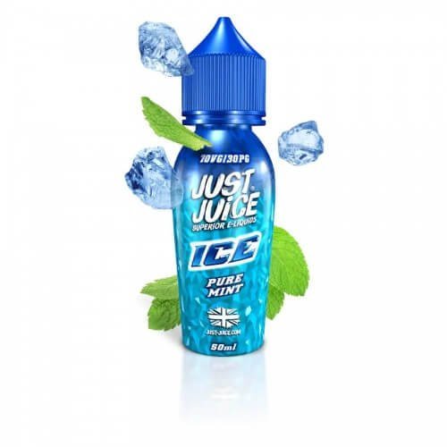 Just Juice Ice Range 50ml Shortfill E-liquids-Pure Mint-vapeukwholesale