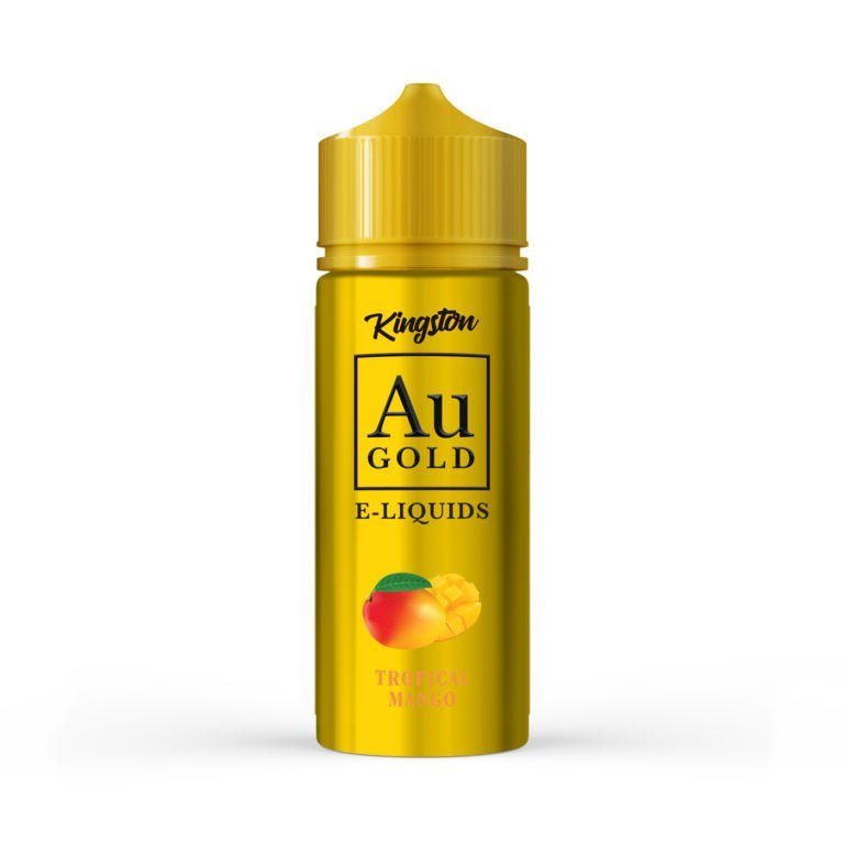 Kingston AU Gold 100ml E-liquid Shortfill-Tropical Mango-vapeukwholesale