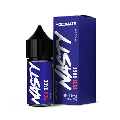 Nasty Juice 50ml Shortfill All Ranges, Red Rage Flavour 