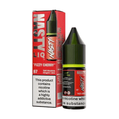 Nasty Liq Salt 10ml E-Liquids Box of 10-Fizzy Cherry-vapeukwholesale