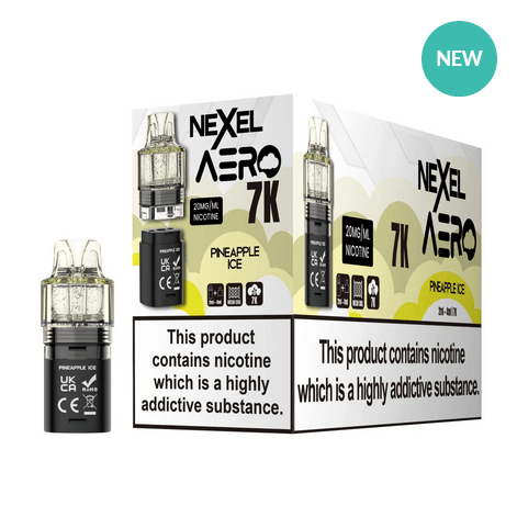 Nexel Aero 7K Prefilled Replacement Pods - Pack of 10