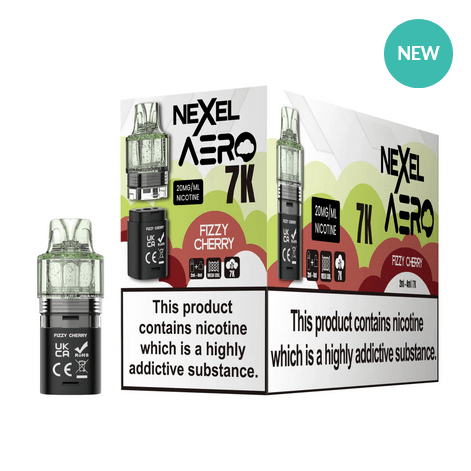 Nexel Aero 7K Prefilled Replacement Pods - Pack of 10