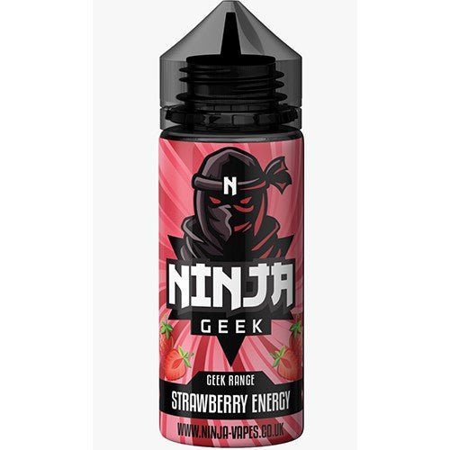 Ninja Geek E liquid 100ML Shortfill-Strawberry Energy-vapeukwholesale