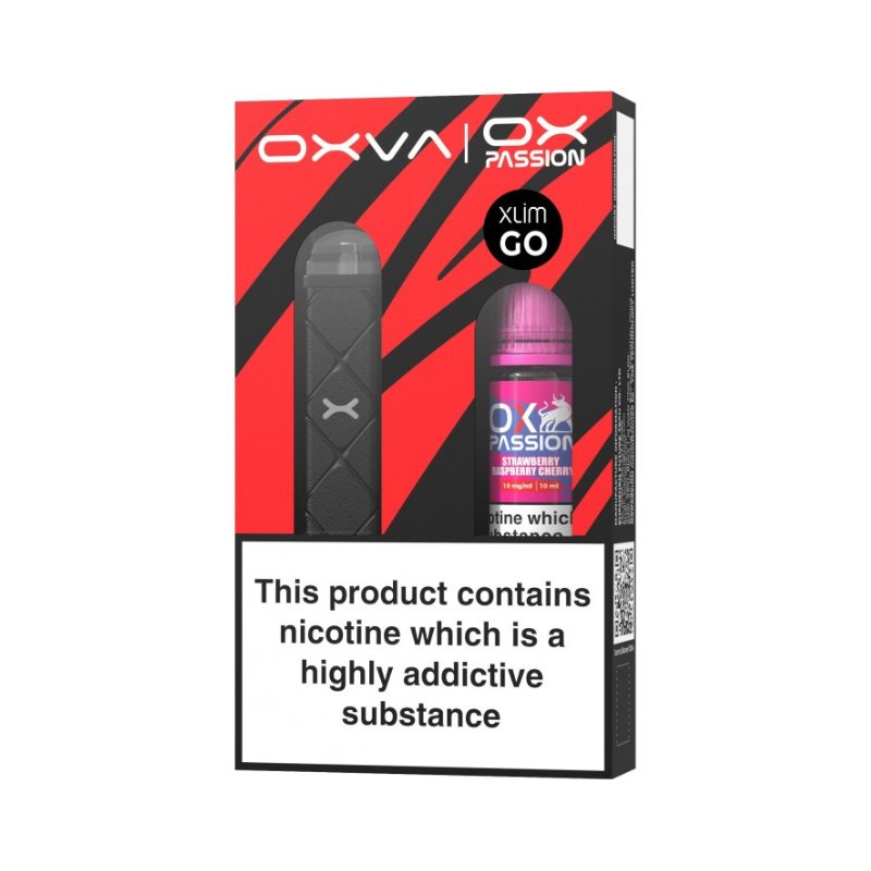 Oxva Xlim Go / Free Ox Passion Salt Pod Kit - Black