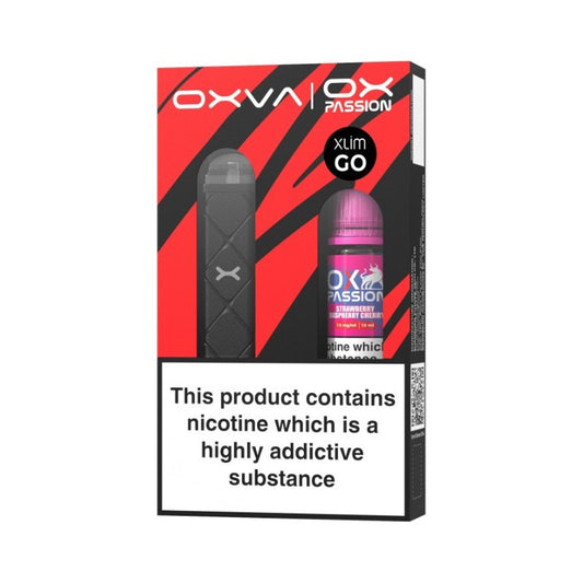 Oxva Xlim Go / Free Ox Passion Salt Pod Kit - Black