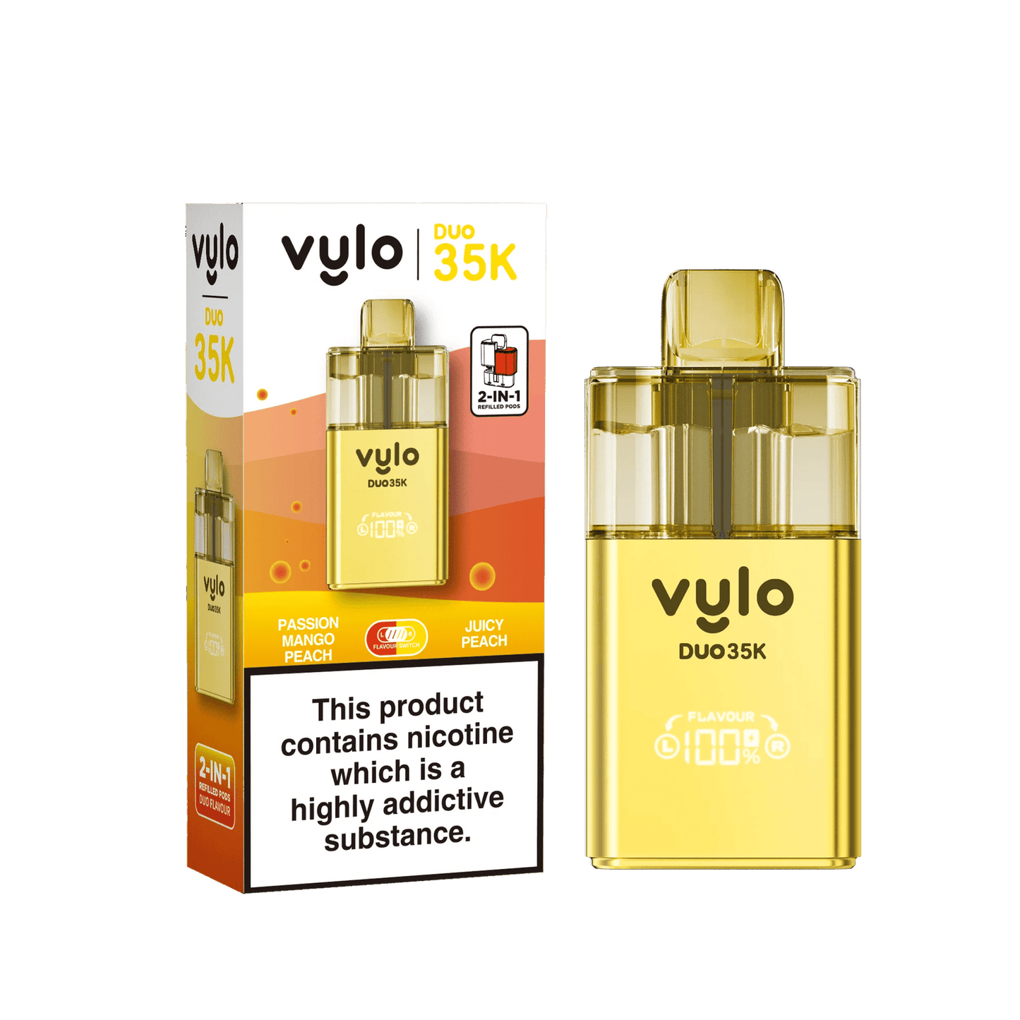 Vylo Duo 35k 2 in 1 Prefilled Pod Vape - Box of 5